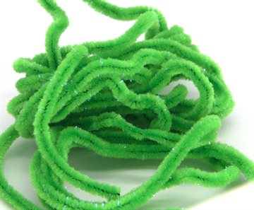 Semperfli Sparkle Worm Chenille Fluo Green